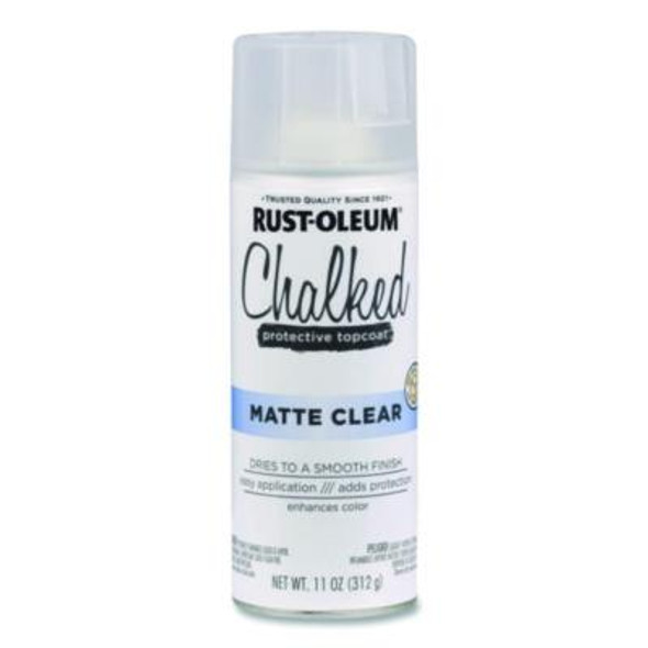 Ultra Matte Chalked Paint, Matte Clear, 12 Oz Aerosol Can, 6/Carton