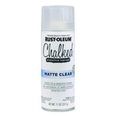 Ultra Matte Chalked Paint, Matte Clear, 12 Oz Aerosol Can, 6/Carton