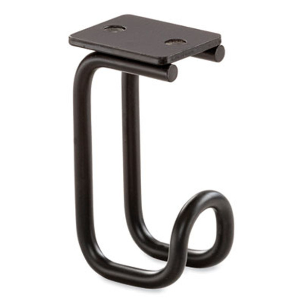 Table Hooks, 1.25 x 1.75 x 3.25, Black, 6/Pack