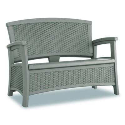 Elements Loveseat With Storage, 47" x 29.75" x 35.5", Dove Gray