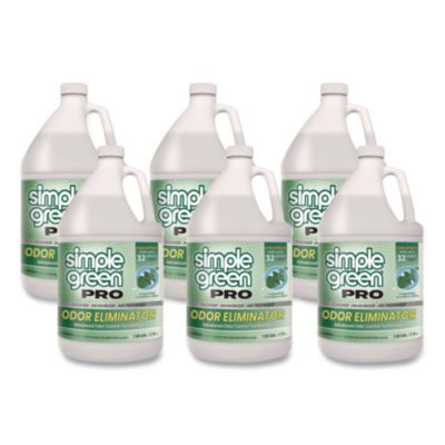 Pro Odor Eliminator, Eucalyptus Scent, 1 Gal Bottle, 6/Carton