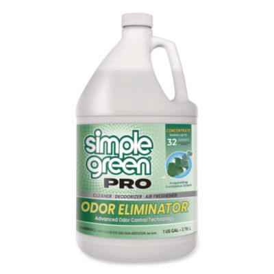 Pro Odor Eliminator, Eucalyptus Scent, 1 Gal Bottle, 6/Carton