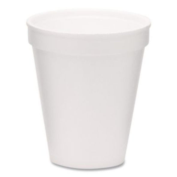 Foam Drink Cups, 8 Oz, White, 1,000/Carton