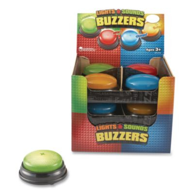 Lights And Sounds Buzzers, Ages 3 And Up, 12 Buzzers