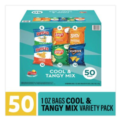 Cool And Tangy Mix Variety Pack, Assorted Flavors, 1 Oz Bags, 50 Bags/Carton