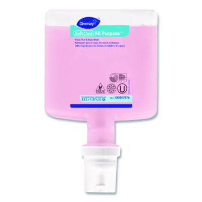 Soft Care All Purpose Hand, Hair And Body, Lemon Tea Splash Scent, 1.3 L, 6/Carton