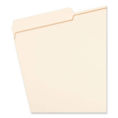 Expandable Heavyweight File Folders, 1/3-Cut Tabs: Assorted, Legal Size, 1.5" Expansion, Manila, 50/Box