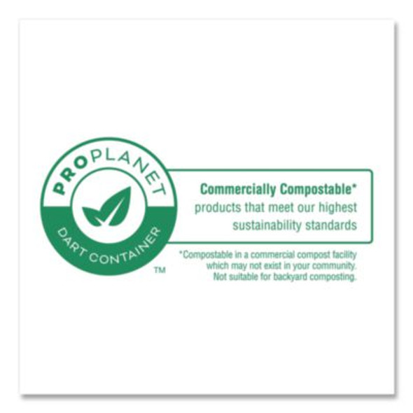 Compostable Molded Fiber Dinnerware, Proplanet Seal, Plate, 10.2" Dia, Natural, 500/Carton