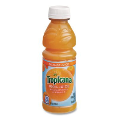 100% Juice, Orange, 10Oz Bottle, 24/Carton
