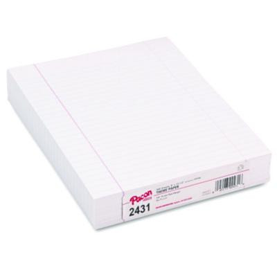 Composition Paper, 8" x 10.5", Wide/Legal Rule, 500 Sheets/Ream