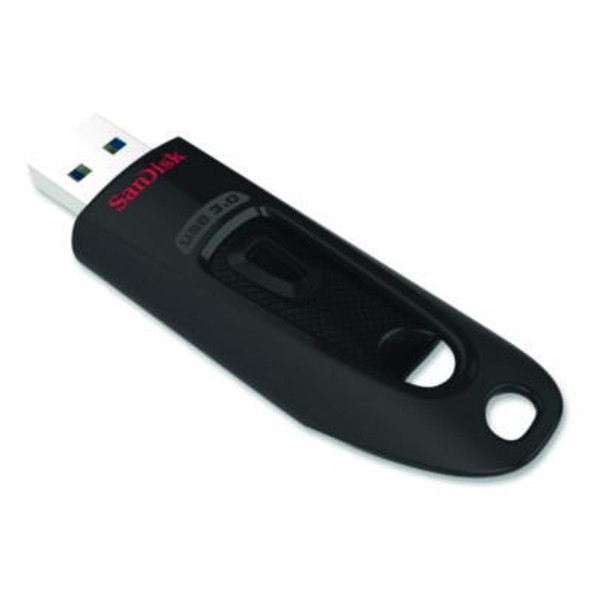 Ultra Usb 3.0 Type A Flash Drive, 256 Gb, Black