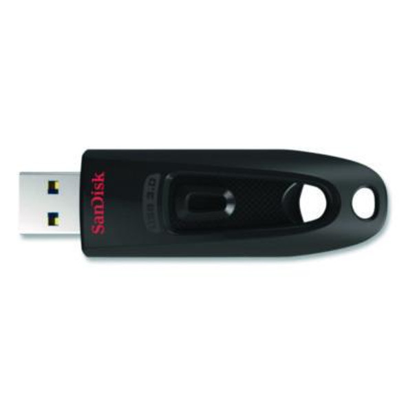 Ultra Usb 3.0 Type A Flash Drive, 256 Gb, Black