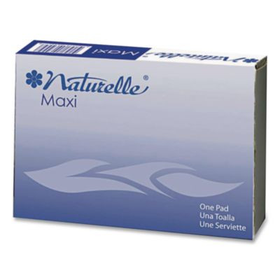 Naturelle Maxi Pad And Tampon Convenience Pack, For Vending, 50 #4 Maxi Pads, 50 Regular Absorbency Tampons, Wrapped, 100/Ct
