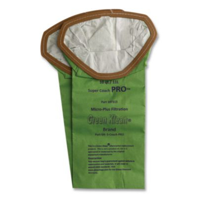 Gk-S-Coach-Pro Replacement Bag, 10 Bags/Pack, 10 Packs/Carton