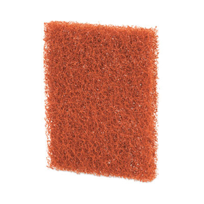 Quick Clean Heavy Duty Griddle Pad 746, 4" x 5.25", Orange, 15/Carton