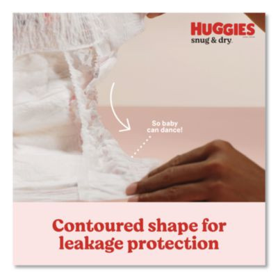 Snug And Dry Diapers, Size 4, 22 Lbs To 37 Lbs, 150/Carton