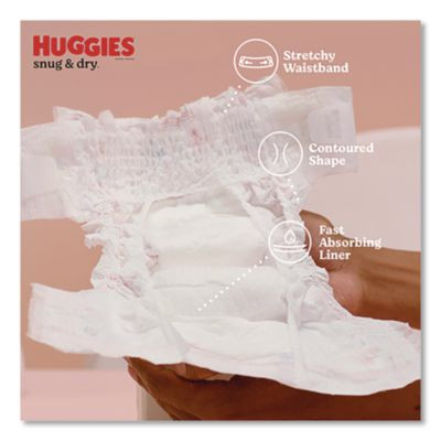 Snug And Dry Diapers, Size 5, 27 Plus Lbs, 136/Carton