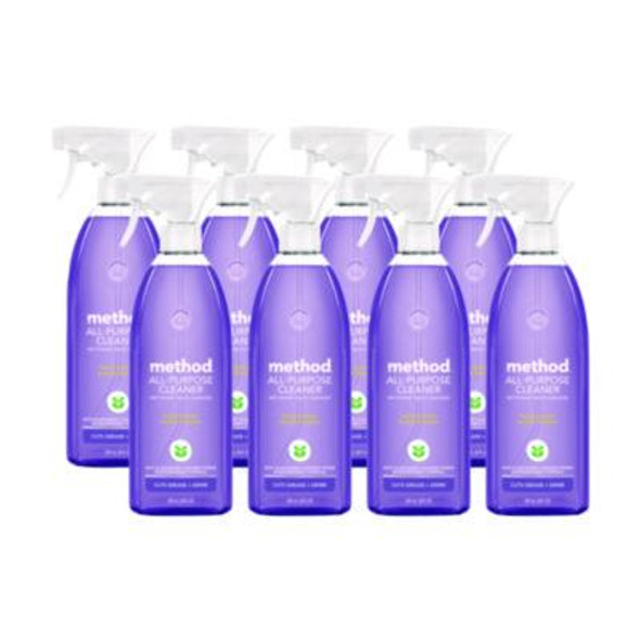All Surface Cleaner, French Lavender, 28 Oz Spray Bottle, 8/Carton