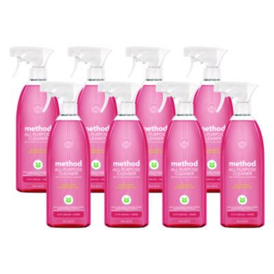 All Surface Cleaner, Pink Grapefruit Scent, 28 Oz Spray Bottle, 8/Carton