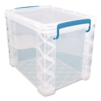 Super Stacker File And Document Box, Letter Files, 11.25 X 14.5 X 10.5, Translucent White