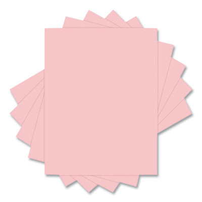 30% Recycled Colored Paper, 20 Lb Bond Weight, 8.5 x 11, Pink, 500/Ream