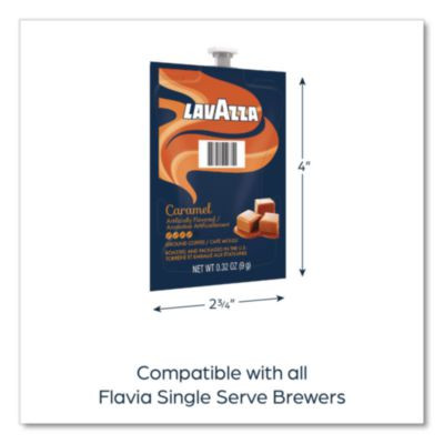 Lavazza Carmel Coffee Freshpack, 76/Carton