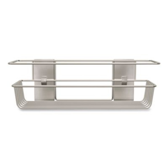 Bath Shower Caddy, 12.75 x 4.25 x 4, Satin Nickel