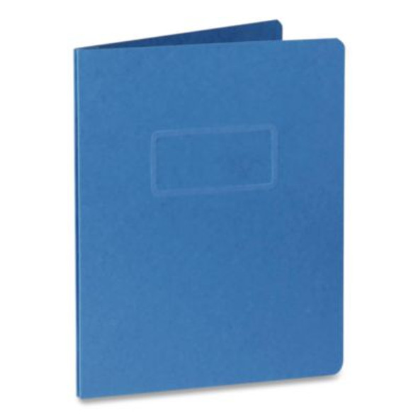 Two-Prong Pressboard Report Covers, Two-Prong Fastener, 3" Capacity, 8.5 X 11, Blue/Blue, 5/Pack