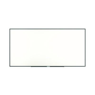 Melamine Dry Erase Board, 96" x 48", White Surface, Black Aluminum Frame