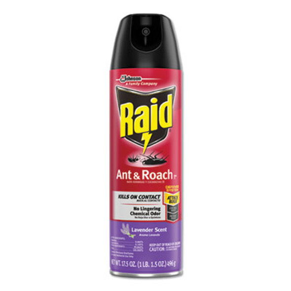Ant And Roach Killer, 17.5 Oz Aerosol Spray, Lavender, 12/Carton
