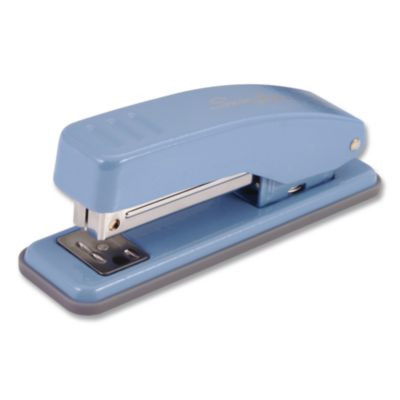 Cub Compact Metal Staplers, 20 Sheet Capacity, Electric Blue