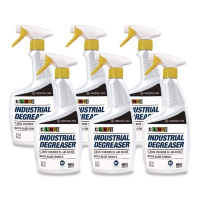 Max Industrial Degreaser, 32 Oz Spray Bottle, 6/Carton