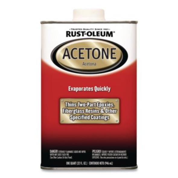 Acetone, 1 Qt Can, 4/Carton