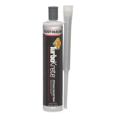 Concrete Saver Turbokrete All-Purpose Epoxy Repair, 9 Oz Cartridge, Gray, 12/Carton