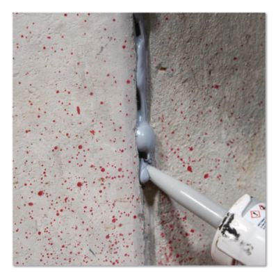 Concrete Saver Turbokrete All-Purpose Epoxy Repair, 9 Oz Cartridge, Gray, 12/Carton