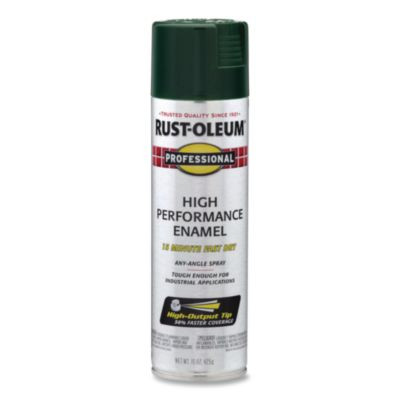 Professional Spray Paint, Gloss Hunter Green, 15 Oz Aerosol Can, 6/Carton