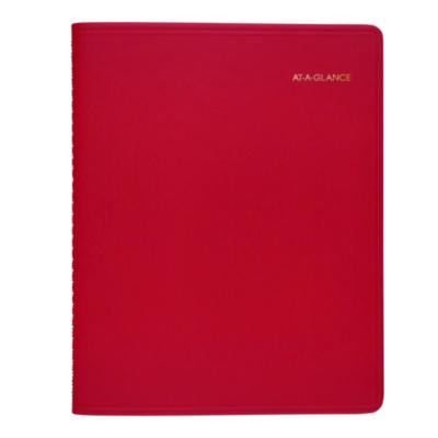 Fashion Monthly Planner, 11 x 9, Red/Gold Cover, 15-Month: Jan 2024 To March 2025