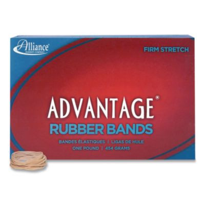 Advantage Multi-Purpose Rubber Band, Size #12, Natural Crepe, 1 Lb Box, 2,500/Box