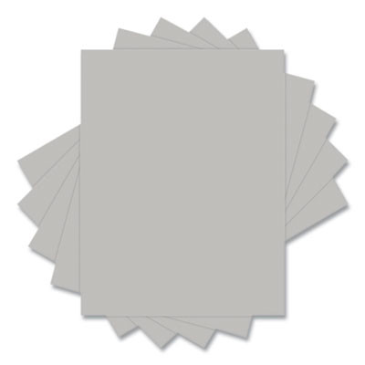 30% Recycled Colored Paper, 20 Lb Bond Weight, 8.5 x 11, Gray, 500/Ream