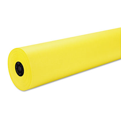 Decorol Flame Retardant Art Rolls, 40 Lb Cover Weight, 36" x 1000 Ft, Sunrise Yellow