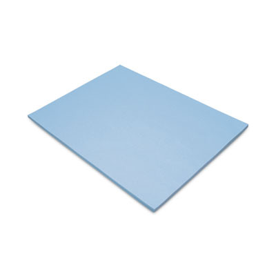 Tru-Ray Construction Paper, 76 Lb Text Weight, 18 x 24, Sky Blue, 50/Pack