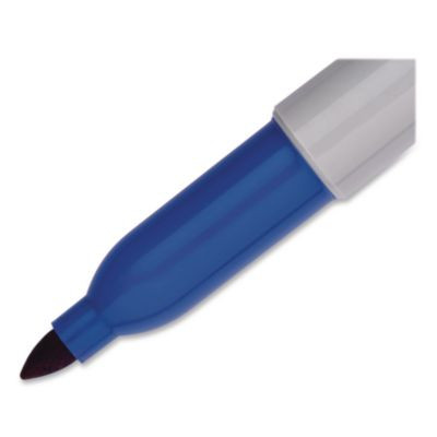 Fine Tip Permanent Markers, Fine Tip, Blue