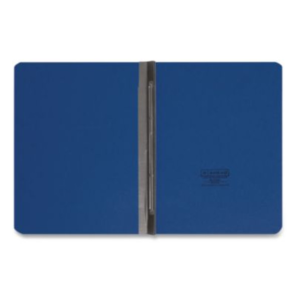 Prong Fastener Pressboard Report Cover, Two-Piece Prong Fastener, 3" Capacity, 8.5 X 11, Dark Blue/Dark Blue, 25/Box