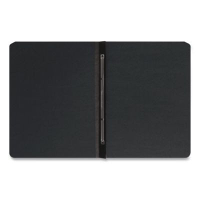 Prong Fastener Pressboard Report Cover, Two-Piece Prong Fastener, 3" Capacity, 8.5 x 11, Black/Black, 25/Box