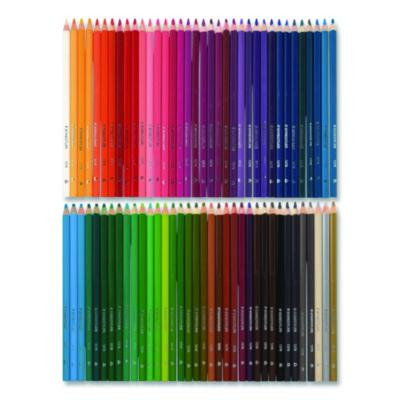 Colored Pencils, 4 Mm, Assorted Lead And Barrel Colors, 72/Set