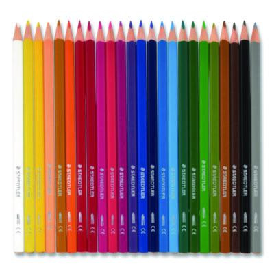 Watercolor Pencils, Assorted Lead And Barrel Colors, 24/Set