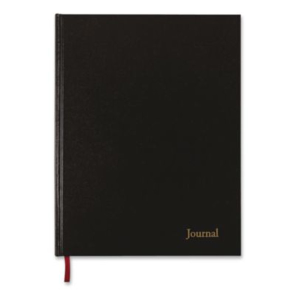 Executive Journal, 1-Subject, Wide/Legal Rule, Black Cover, (80) 11 x 8.5 Sheets