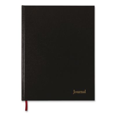 Executive Journal, 1-Subject, Wide/Legal Rule, Black Cover, (80) 11 x 8.5 Sheets