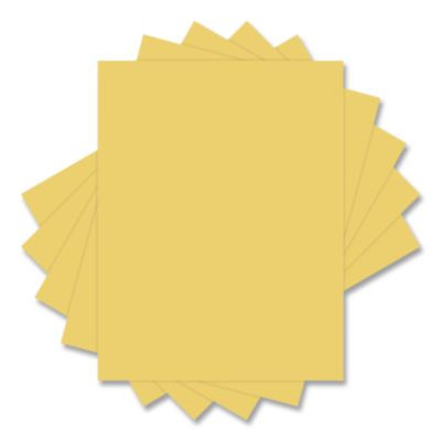 Multipurpose Pastel Colored Paper, 20 Lb Bond Weight, 8.5 x 11, Goldenrod, 500 Sheets/Ream