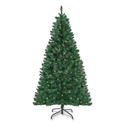 Pre-Lit Acacia Tree, 37" x 37" x 70.8", Green Tree, Green Tree Stand